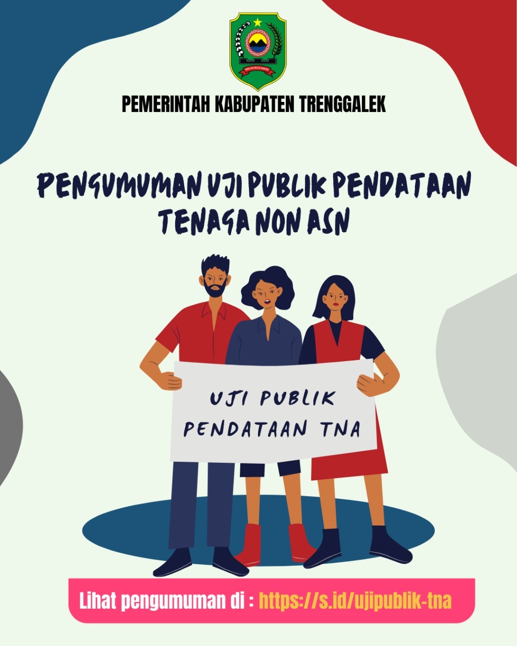 Pengumuman Uji Publik Pendataan Tenaga Non ASN