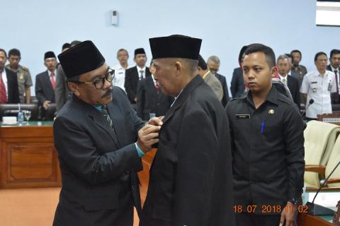 Rapat Paripurna Pergantian Antar Waktu Anggota DPRD Periode 2014-2019