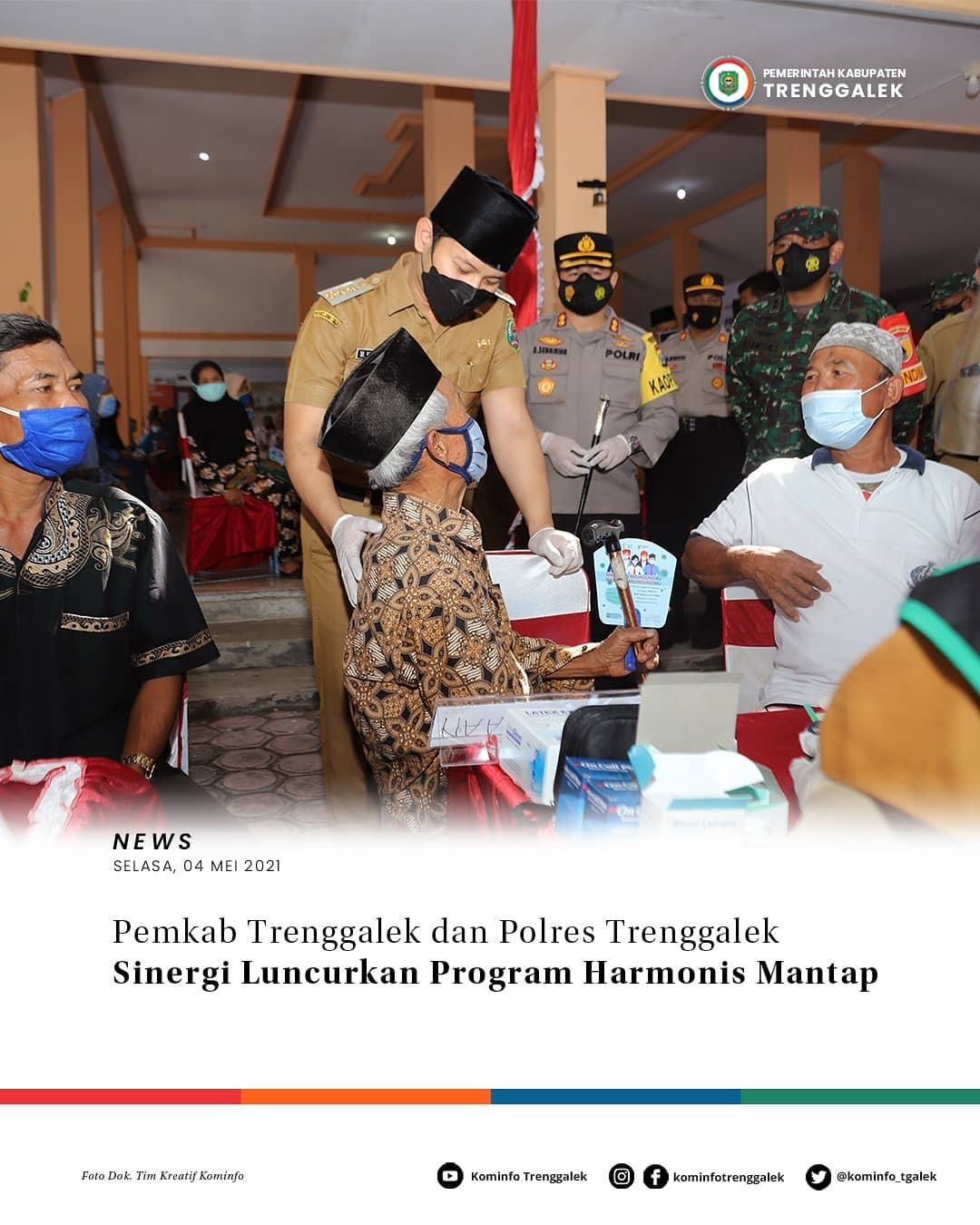 Pemkab Trenggalek dan Polres Trenggalek Sinergi Luncurkan Program Harmonis Mantap