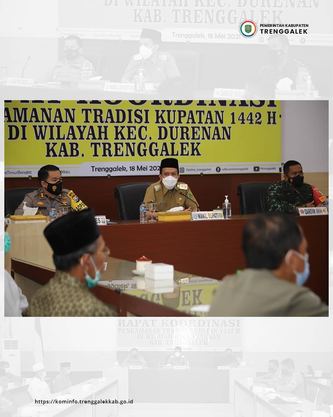 Forkopimda Trenggalek Himbau Tradisi Ketupat Dilaksanakan Terbatas