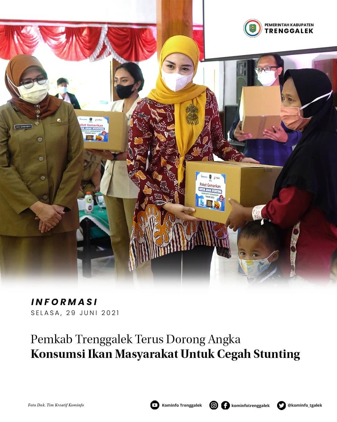 Pemkab Trenggalek Terus Dorong Angka Konsumsi Ikan Masyarakat Untuk Cegah Stunting