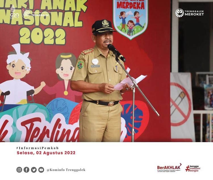 Pemkab Trenggalek Peringati Hari Anak Nasional 2022
