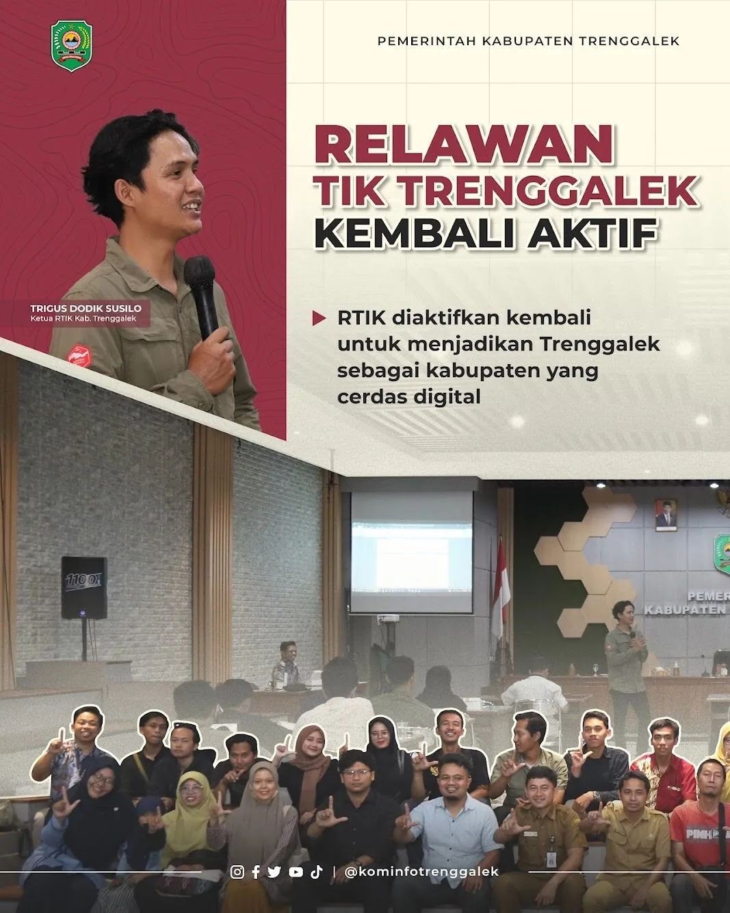 Relawan TIK Trenggalek Kembali Aktif