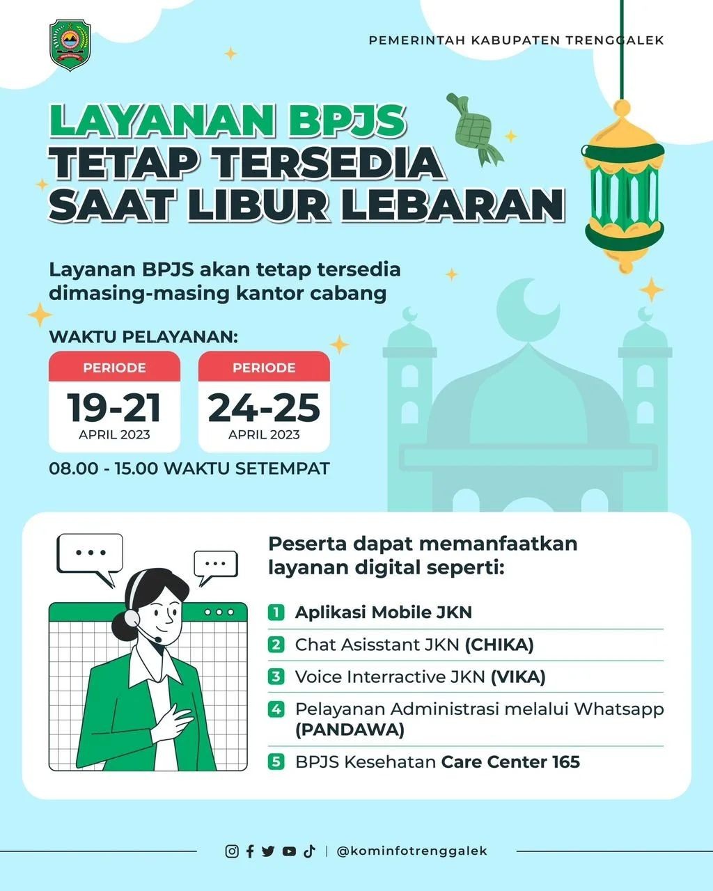 Pelayanan BPJS Tetap Tersedia Saat Libur Lebaran