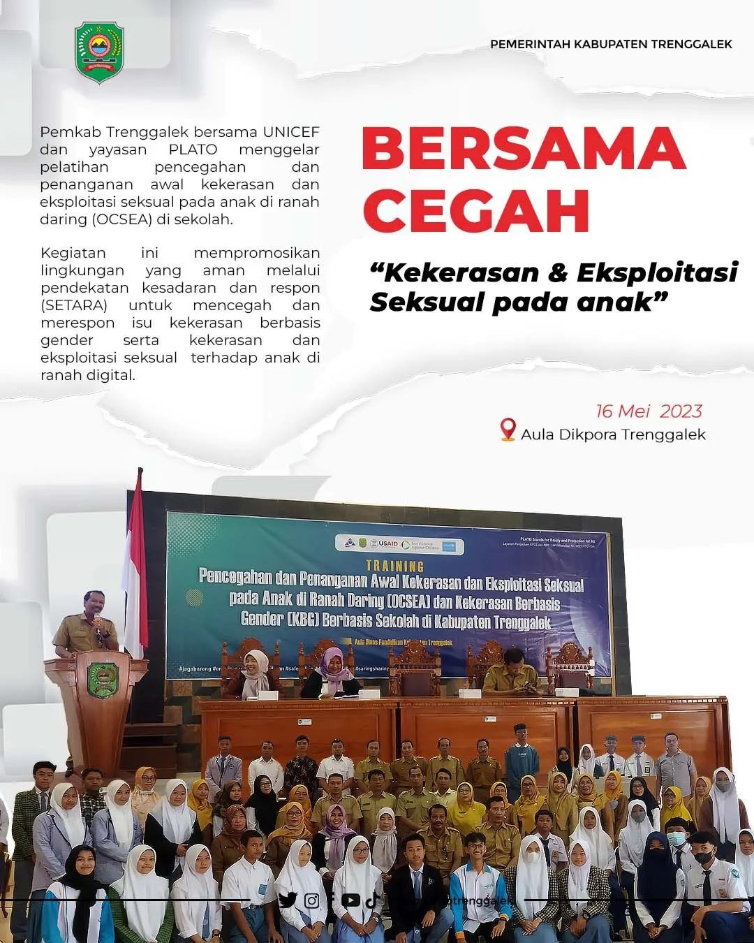 Training Pencegahan dan Penanganan Awal Kekerasan dan Eksploitasi Seksual Pada Anak