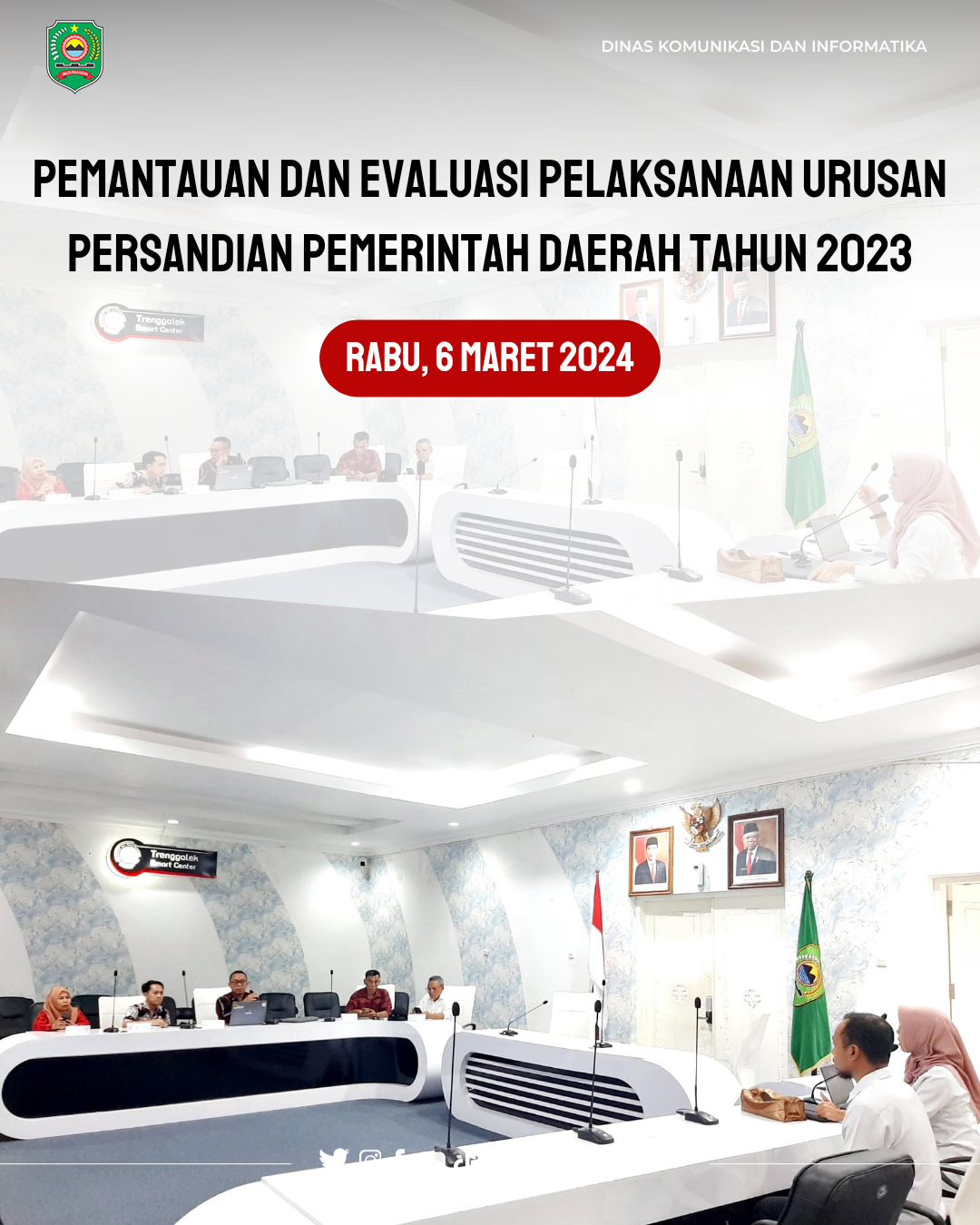 Pemantauan dan Evaluasi Pelaksanaan Urusan Persandian Pemerintah Daerah Tahun 2023