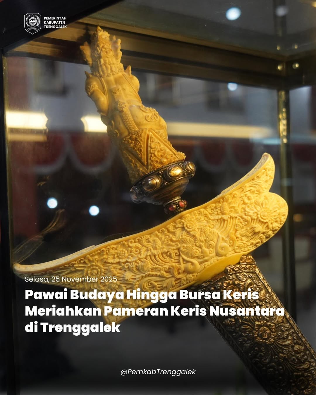 Pawai Budaya Hingga Bursa Keris Meriahkan Pameran Keris Nusantara di Trenggalek