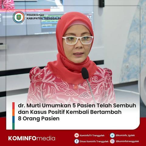 DR. MURTI UMUMKAN 5 PASIEN TELAH SEMBUH DAN KASUS POSITIF KEMBALI BERTAMBAH 8 ORANG PASIEN