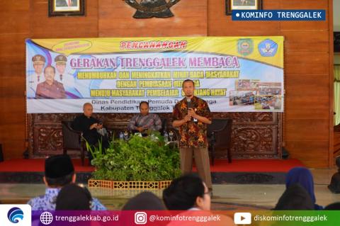 Dorong Minat Baca di Masyarakat, Pemkab Trenggalek Canangkan 