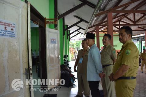 Pelaksanaan UNBK SMP kelas IX 2019 di Trenggalek Terpantau Lancar