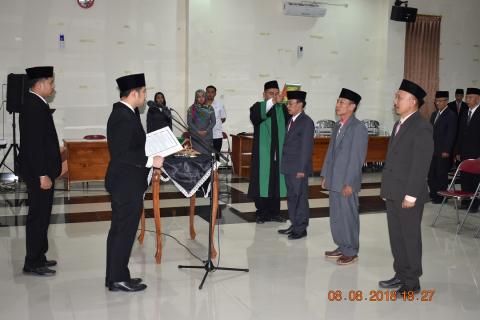 Drs.Pariyo Dilantik Bupati Menjadi Pj.Sekda Trenggalek